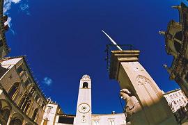 Sponza - Clock Tower - Orlando - St Blaise