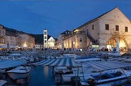  Hvar - Hotel Palace - St. Stephen cathedral - the Arsenal 