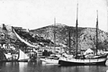  Old photo of Fortress and walls of Hvar 