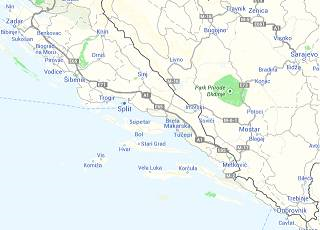  Map of Dalmatia 