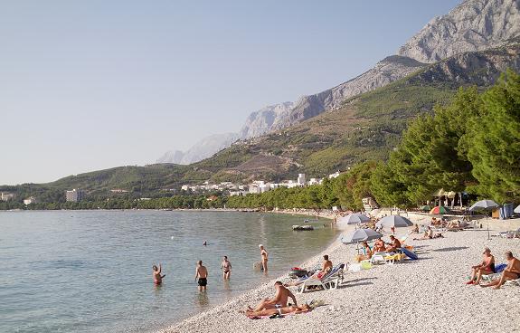 Schöne Natur von Tucepi, Dalmatien, Kroatien