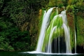  One of the many waterfalls in National park Plitvice 