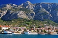  Makarska below the mountain of Biokovo 