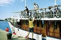  Cycling - on boat 
