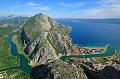  River Cetina estuary and Omis, 25km away 